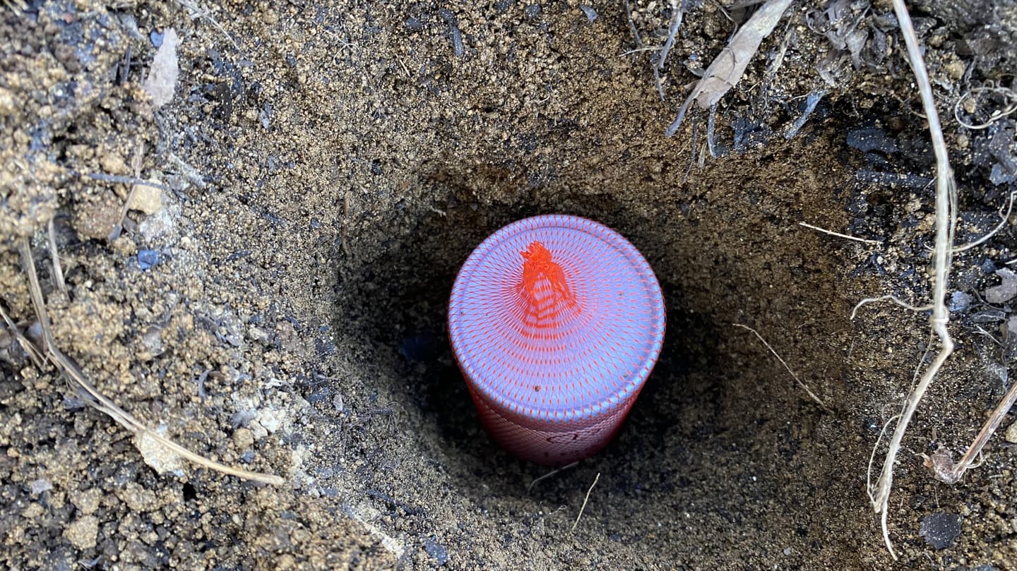 樹木葬用骨壺試験2