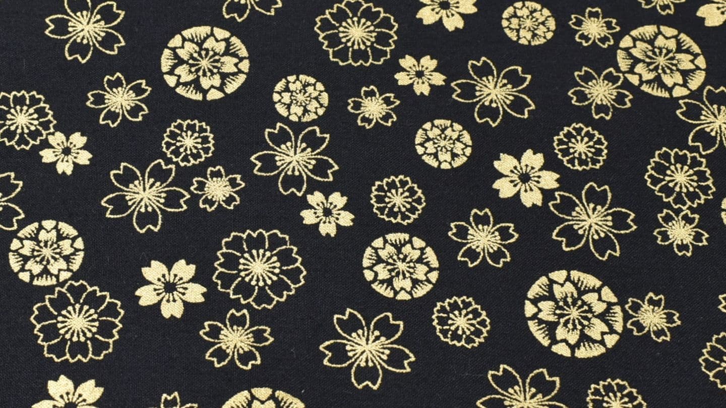 納骨袋生地和桜黒