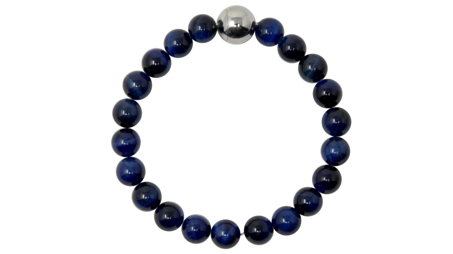 遺骨の入るブレスレットブルータイガーアイ